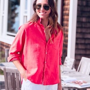 Frank & Eileen Barry Tissue Organic cotton Button Down - pink medium